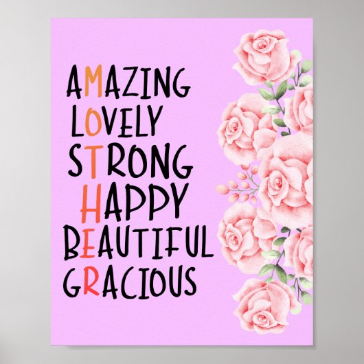 Alles, wofür Mutter steht Poster (Vorne)