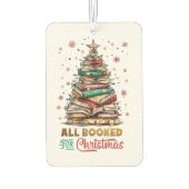 Alles zu Weihnachten gebucht Autolufterfrischer (Rückseite)