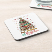 Alles zu Weihnachten gebucht Getränkeuntersetzer (Linke Seite)