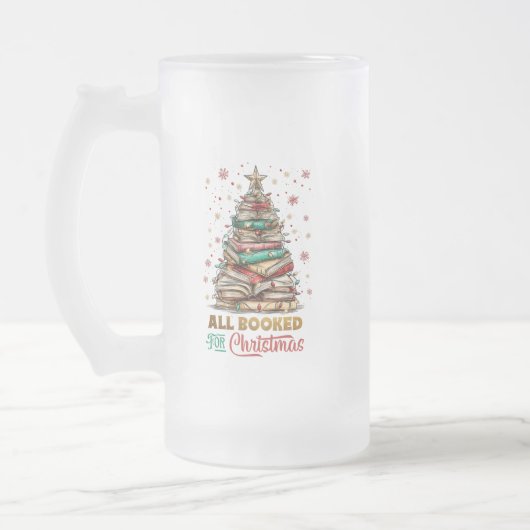 Alles zu Weihnachten gebucht Mattglas Bierglas (Links)