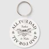 Alles zum Vater für das Geschenk aller Musketeer V Schlüsselanhänger (Rückseite)