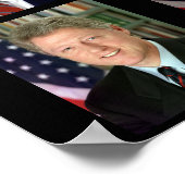 Alles zusammen /George H. W. Bush/Bill Clinton Poster (Ecke)