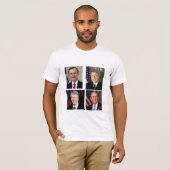 Alles zusammen /George H. W. Bush/Bill Clinton T-Shirt (Vorne ganz)
