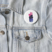 Allesexuelle Flaggenkatze Pride Lgbtq Niedliche Ka Button (Beispiel)