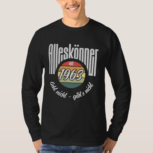 Alleskönner Since 1963 Vintage T-Shirt (Vorderseite)