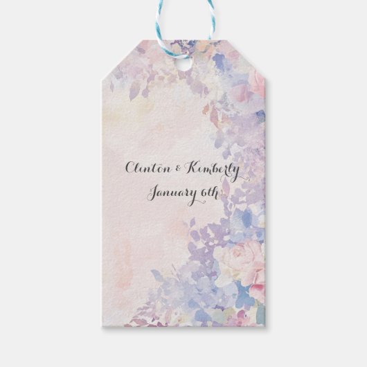 Allessandra Anpassbare Tags für Papiergeschenke Geschenkanhänger (Vorderseite)