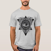 Allessehend beleuchtet Einfache Moderne Cool T-Shirt (Vorderseite)