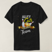 Alley Cat Bowling Shirt Funny Bowler Bowling (Design vorne)