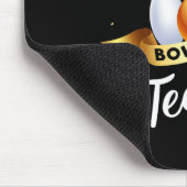 Alley Cat Bowling Shirt Funny Bowler Bowling Mousepad (Ecke)