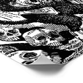 Alley Cat Calavera c. Anfang des 19. Jahrhunderts  Poster (Ecke)