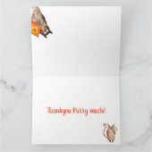 Alley Cat Danke-Karte Karte (Innenseite)