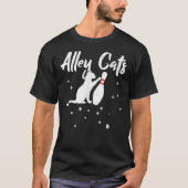 Alley Cat Funny Bowler Bowling T-Shirt (Vorderseite)