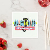 "Alley Cat Lounge" Serviette (Beispiel)