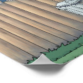 Alley Cats auf einem Zaunplakat Poster (Ecke)