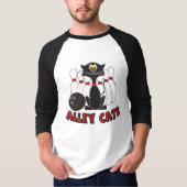 Alley Cats Bowling Buttone T-Shirt (Vorderseite)