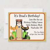 Alley Cats Bowling Party Einladung (Vorderseite)