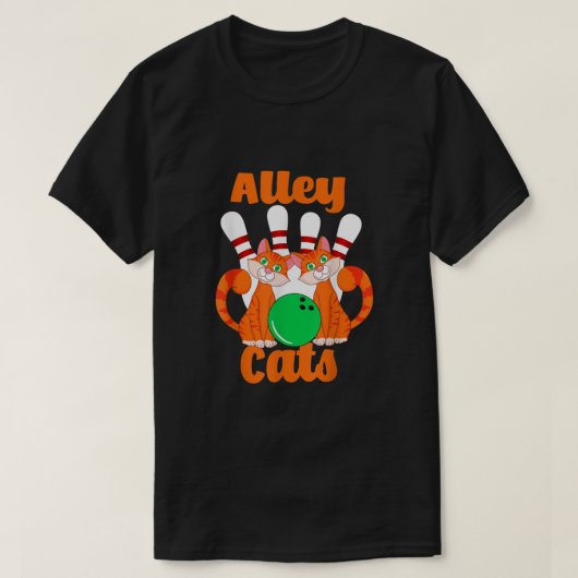 Alley Cats Bowling T-Shirt (Design vorne)