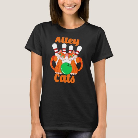 Alley Cats Bowling T-Shirt (Vorderseite)