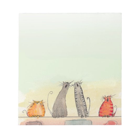 Alley Cats Notepad Notizblock (Vorderseite)