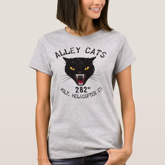 Alley Cats Vintage Emblem T-Shirt (Vorderseite)