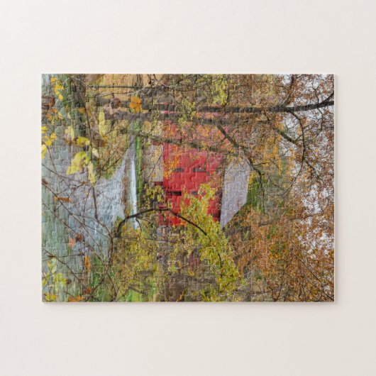 Alley durch den Wald Puzzle (Horizontal)