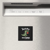 Alley Gators Bowling Team Design Magnet (In Situ (Geschirrspüler))