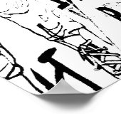 Alley Graffiti Print Poster (Ecke)