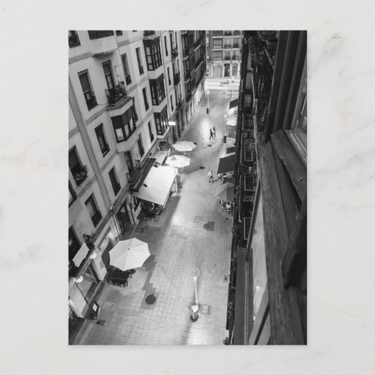 Alley in Bilbao, Spanien Postkarte (Vorderseite)