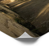 Alley in San Antonio, Texas Poster (Ecke)