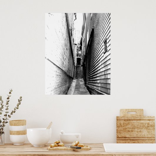 Alley in Sausalito Poster (Küche)