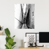 Alley in Sausalito Poster (Heimbüro)