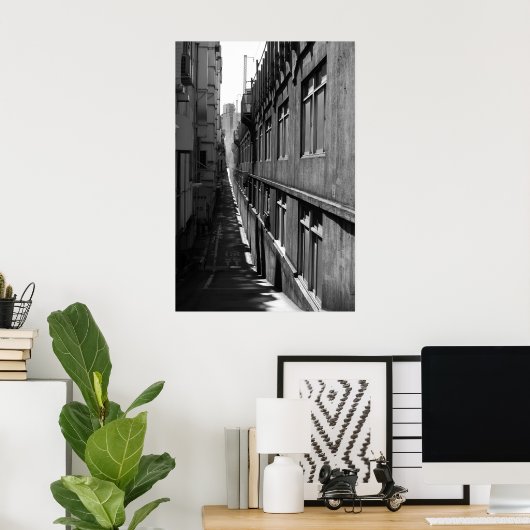 Alley in Tokio Poster (Heimbüro)