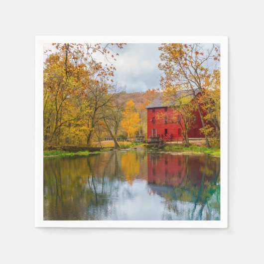 Alley Mill and Spring Serviette (Vorderseite)