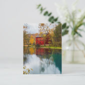 Alley Mill Herbst Postkarte (Stehend Vorderseite)