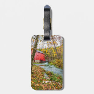 Alley Mill im Herbst Gepäckmarke Gepäckanhänger