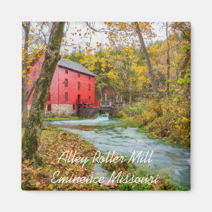 Alley Mill im Herbstmagnet Magnet