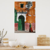 Alley Rabat Marokko Poster (Küche)