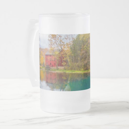 Alley Roller Mill and Spring Mattierte Tasse (Vorderseite Links)