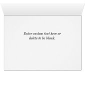 Alley Spring River Greeting Card (Innenansicht Horizontal (Unten))