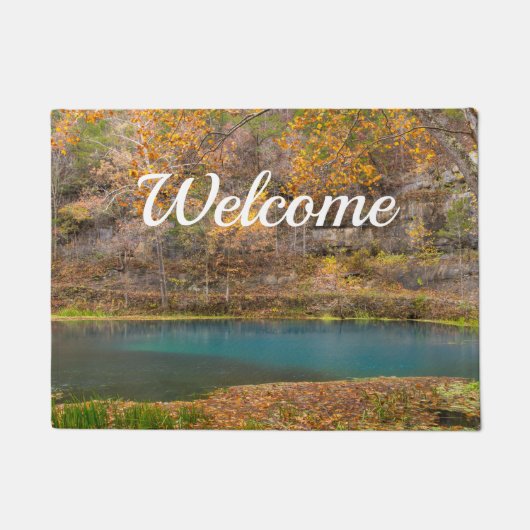Alley Spring View Welcome Doormat Fußmatte (Vorderseite)
