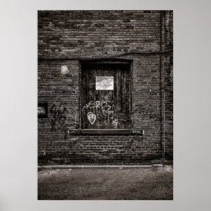 Alleyway Graffiti No 4 Poster