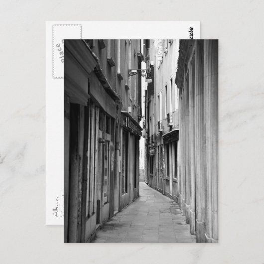 Alleyway Postcard Postkarte (Vorne/Hinten)