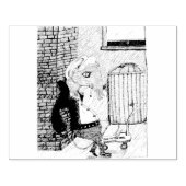 Alleyway Rat 🐀 Gummistempel (Prägung)