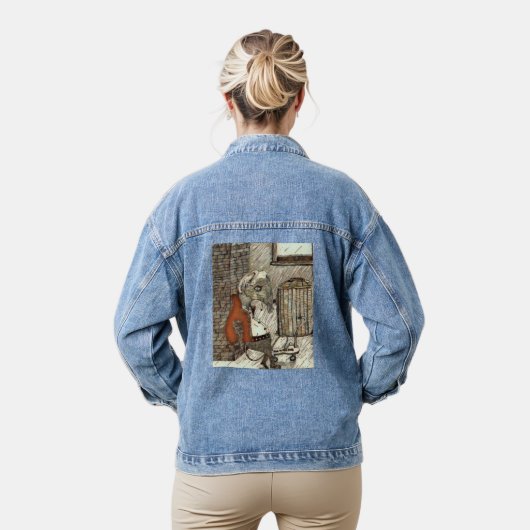 Alleyway Rat 🐀 Jeansjacke (Modell)