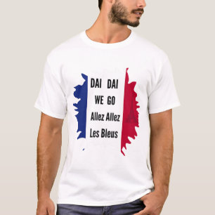 Allez Les Bleus Französisches Stolz 2026 Fußballtr T-Shirt