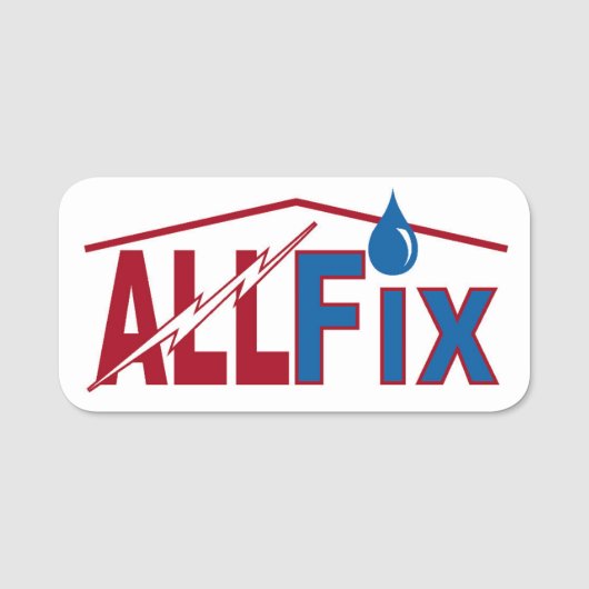 AllFix Magnetisches Logo-Tag Namensschild (Vorderseite)