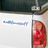 #AllForOssoff blauer Text-Autoaufkleber Autoaufkleber (Auf Lkw)