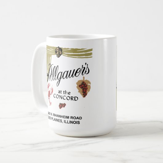 Allgauer ist am Concord, Des Plaines, IL Kaffeetasse (Vorderseite Links)