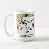 Allgauer ist am Concord, Des Plaines, IL Kaffeetasse (Links)