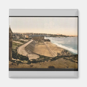 Allgemeine Ansicht, Biarritz, Pyrenäen, Frankreich Magnet